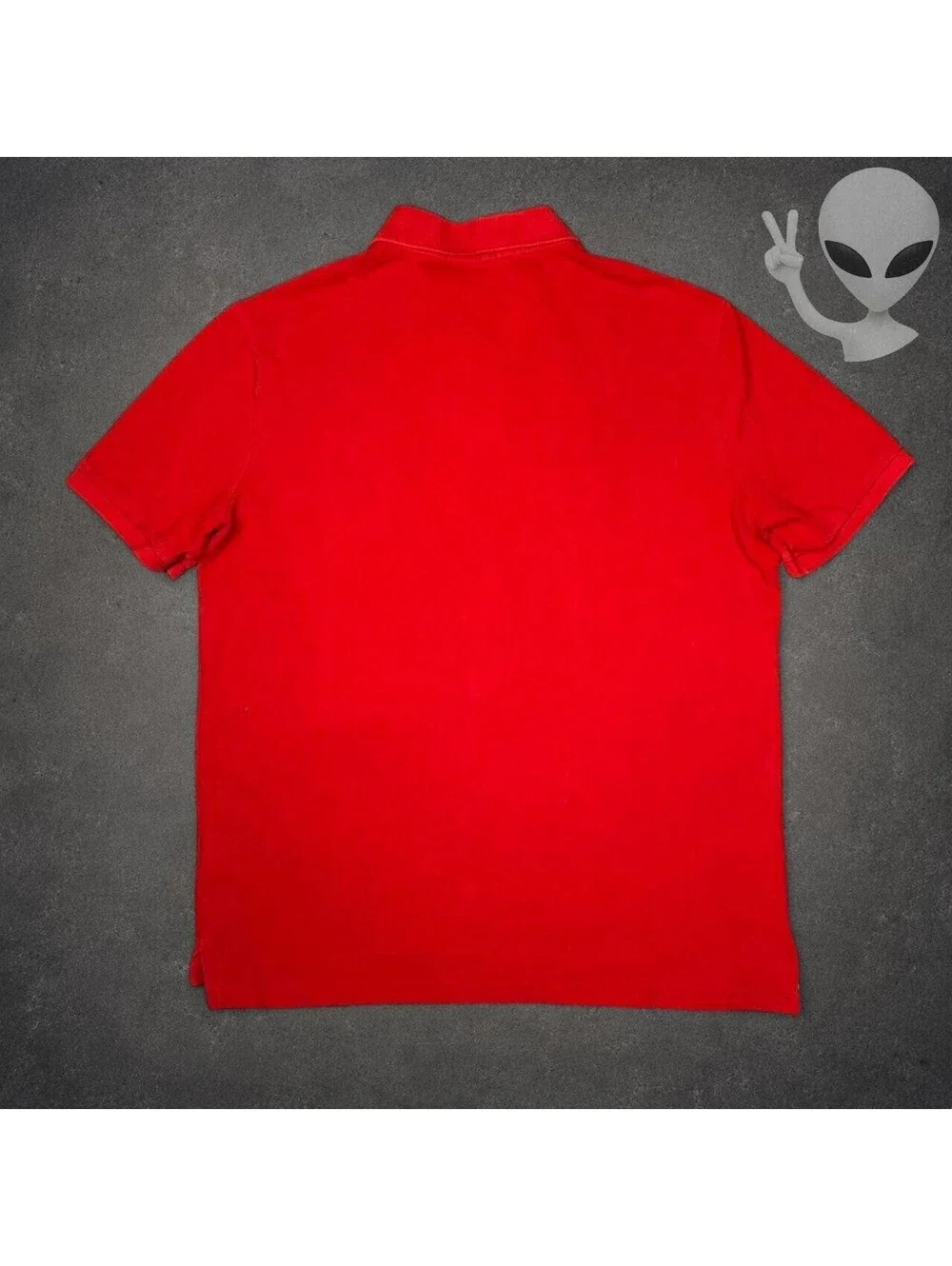 Polo Ralph Lauren Classic Fit 1992 Mesh Polo Shirt Mens US M Red